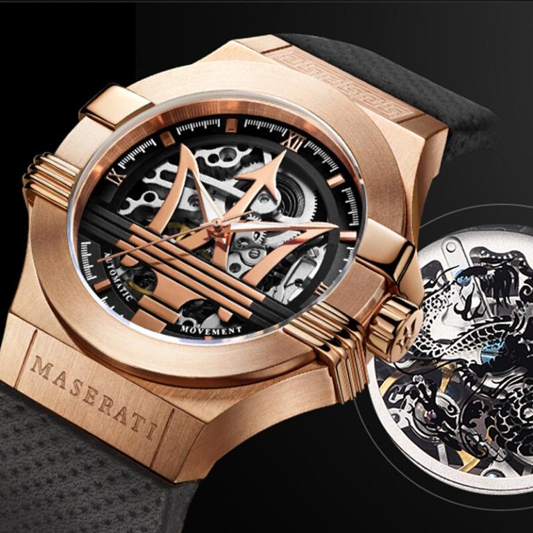 Maserati Potenza Leather Men’s Watch R8821108025 - Watch