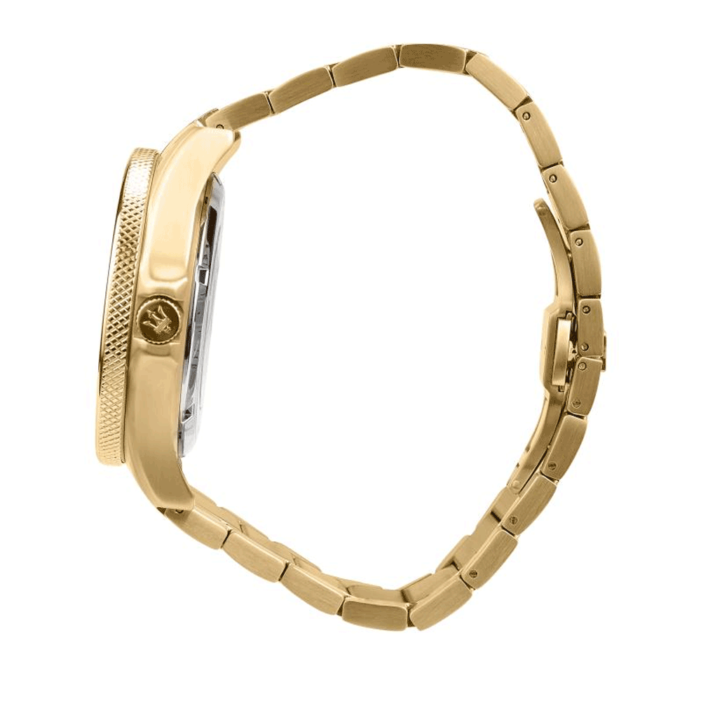 Maserati Sfida Black/Yellow Gold-Toned Men's Watch R8823140003