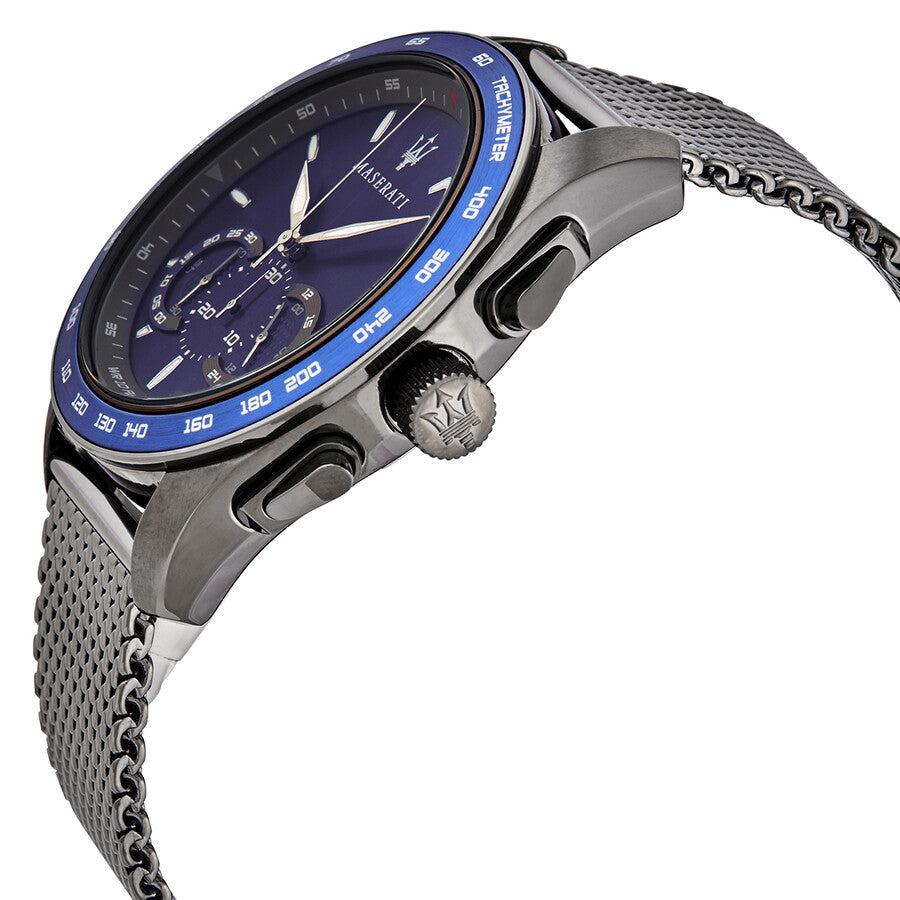 Maserati Traguardo Chronograph Quartz Blue Dial Men’s Watch R8873612009 - Watch