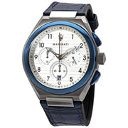 Maserati Triconic Chronograph Quartz White Dial Men's Watch #R8871639001 - Kiwi Watches