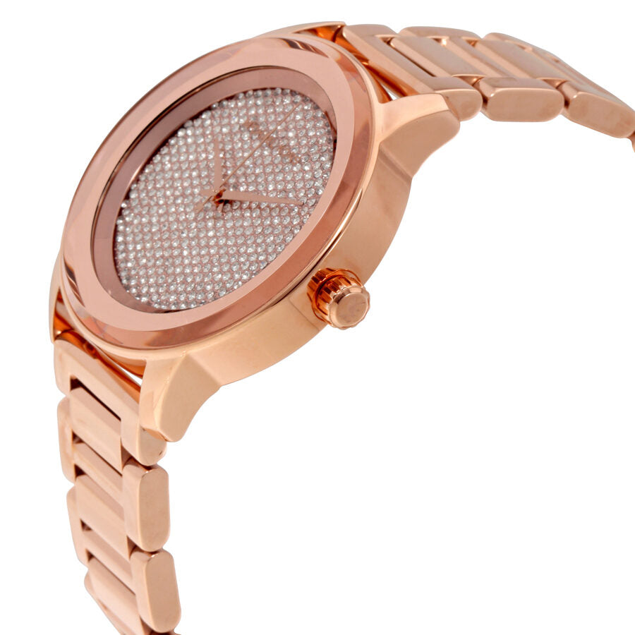 Michael Kors Kinley Pave Rose Dial Ladies Watch MK6210