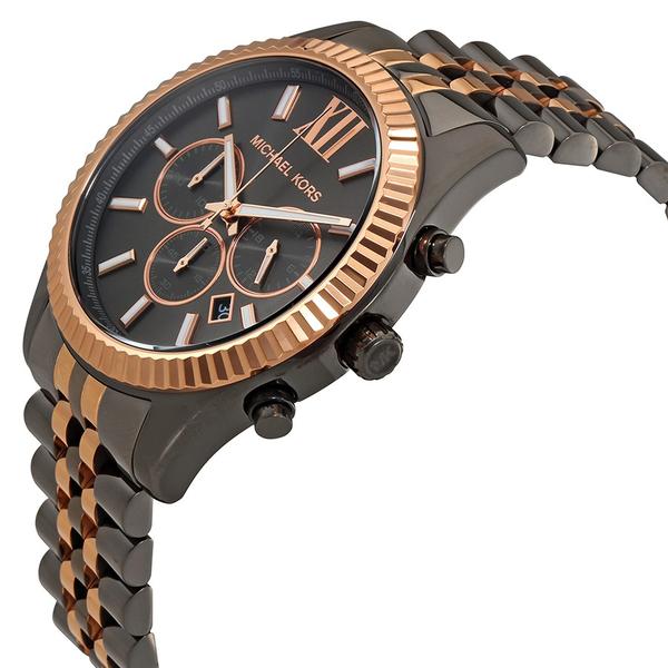 Michael Kors Lexington Chronograph Grey Dial Men’s Watch MK8561 - Watch