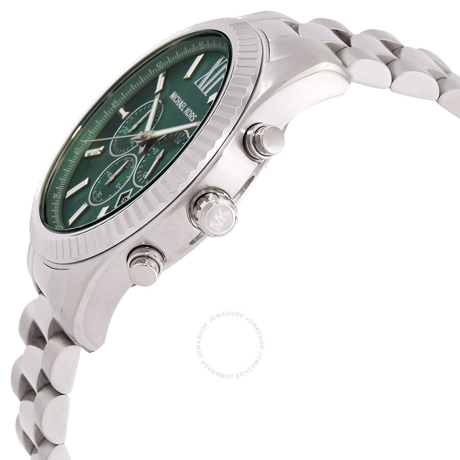 Michael Kors Lexington Chronograph Quartz Green Dial Men's Watch MK9152 - Kiwi Watches #2
