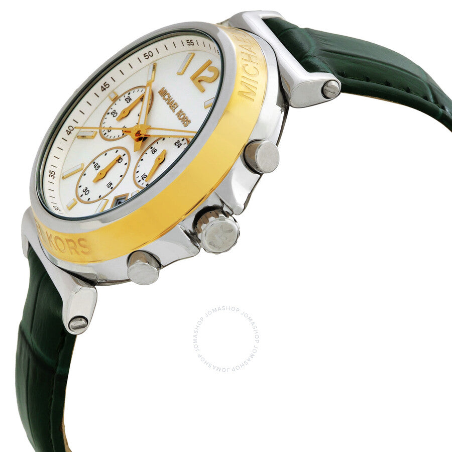 Michael Kors Maren Chronograph Quartz White Dial Ladies Watch MK7498 - Kiwi Watches #2