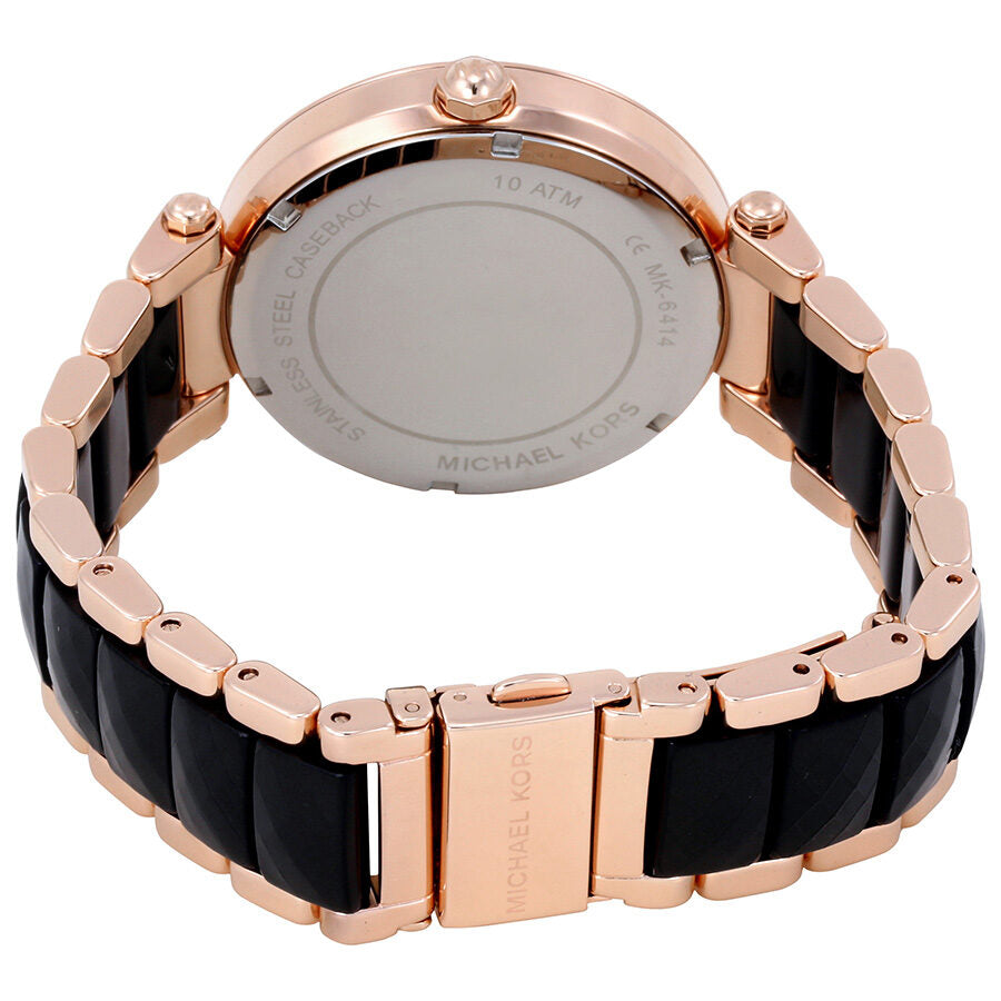 Michael Kors Parker Black Dial Ladies Watch MK6414 - The Watches Men & CO #3