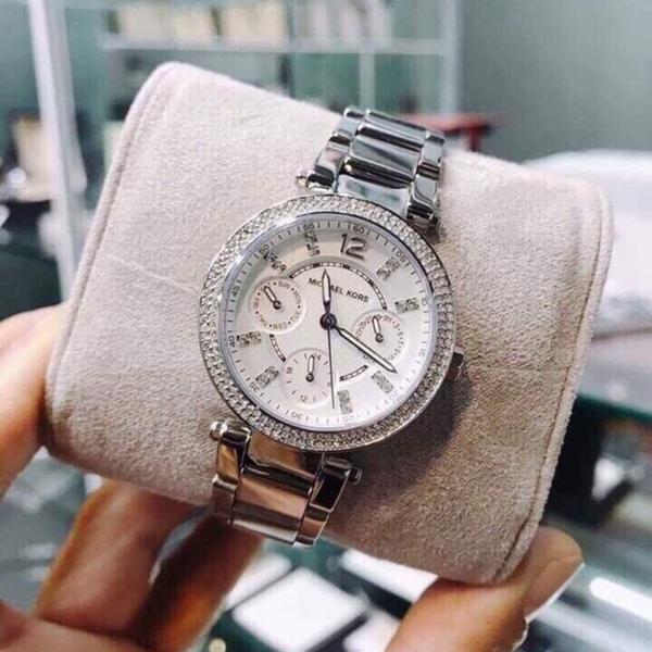 Michael Kors Parker Multi-Function Silver Ladies Watch MK5615 - Watch