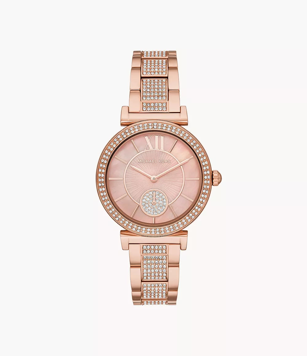 Michael Kors Rose Gold Ladies Watch - MK4617
