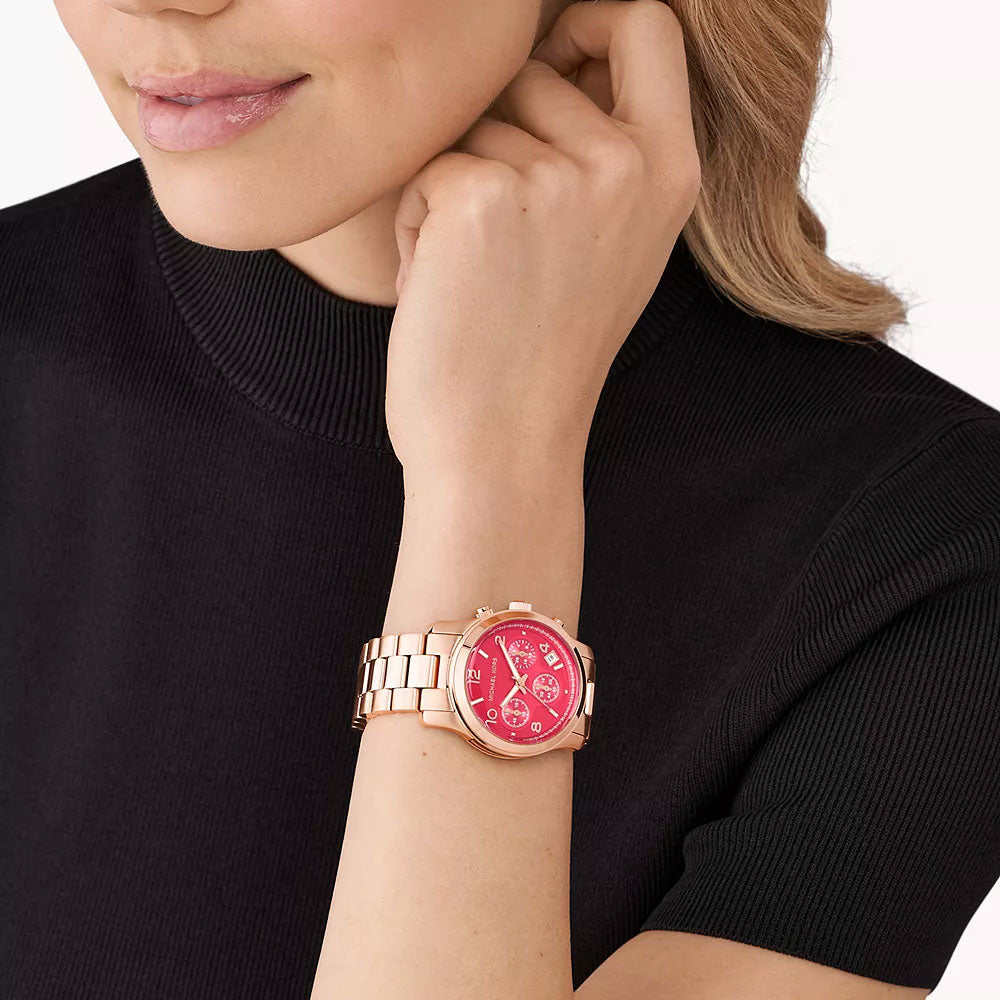 Michael Kors Rose Gold Ladies Watch - MK7352 MK7352 - Image 5
