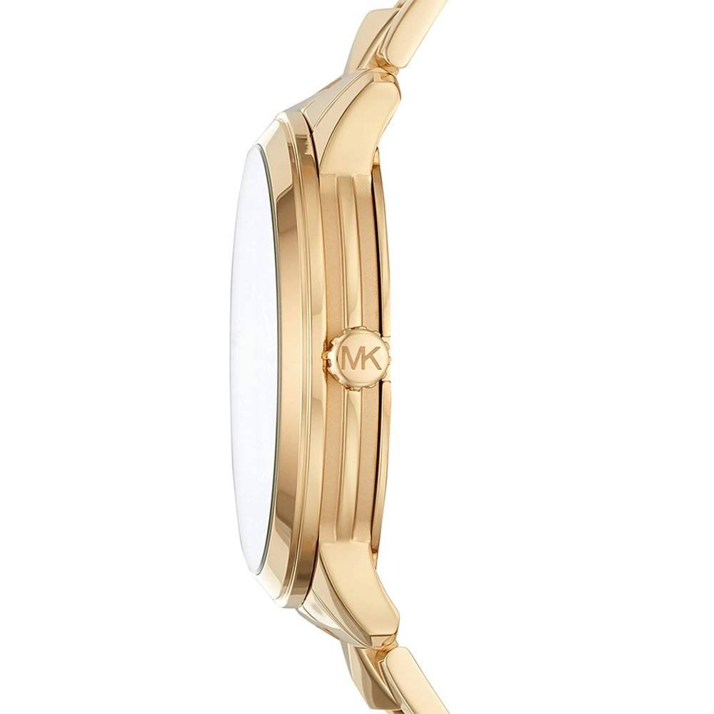 Michael Kors Runway Mercer Quartz Crystal Pave Dial Ladies Watch MK6714 - Watch
