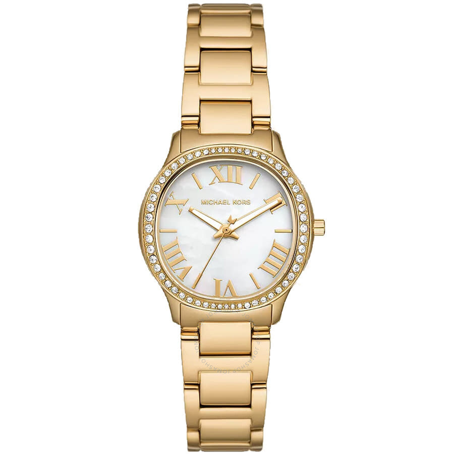 Michael Kors Sage Pavé Mother of Pearl Dial Ladies Watch MK4822 - Kiwi Watches