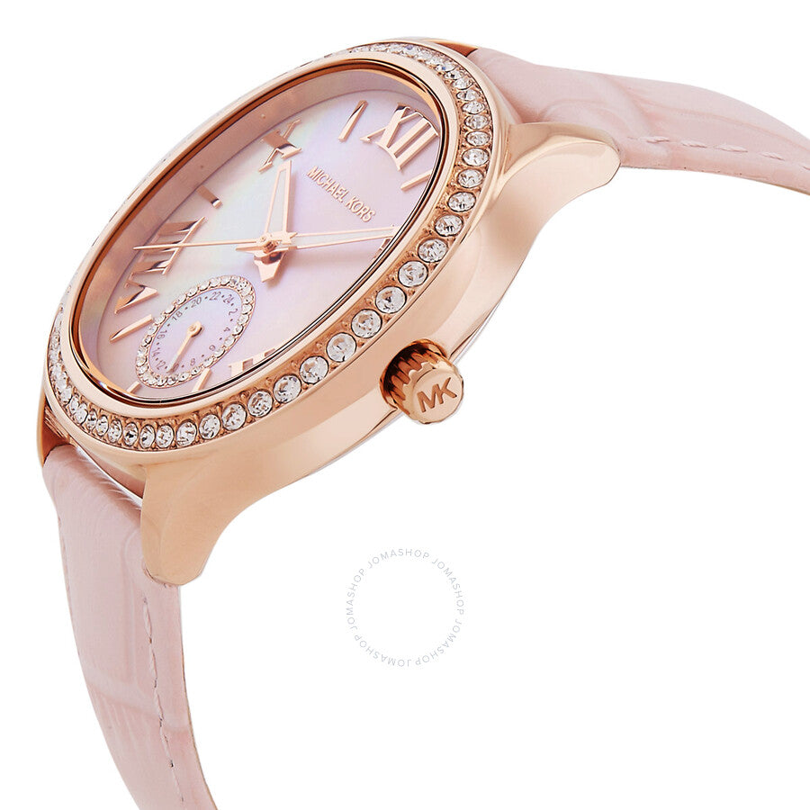 Michael Kors Sage Pave Mother of Pearl Dial Ladies Watch MK4820 - Kiwi Watches #2