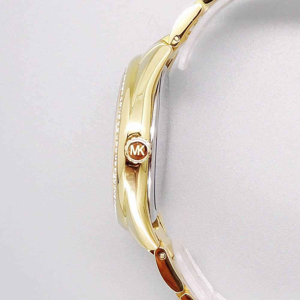Michael Kors Silver Dial Gold Steel Strap Watch for Women - MK7090 mk7090 - Image 2