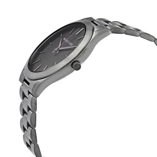 Michael Kors Slim Runway Three-Hand Gunmetal Stainless Steel Watch - MKO1044 mk01044 - Image 1
