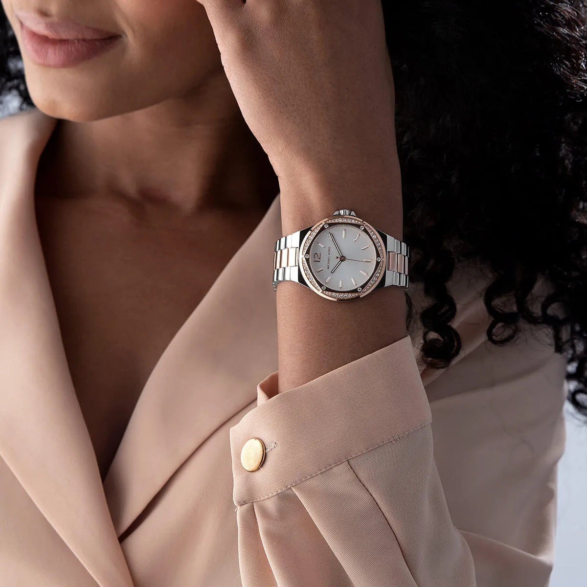 Michael Kors Two Tone Ladies Watch - MK6989