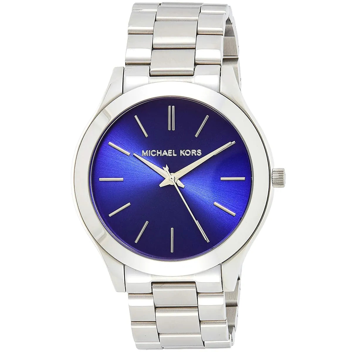 Michael Kors Slim Runway Blue Dial Silver Watch - MK3379 MK3379 - Image 2