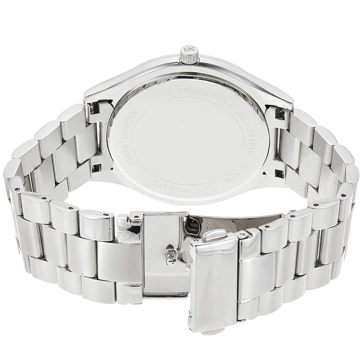 Michael Kors Slim Runway Blue Dial Silver Watch - MK3379 MK3379 - Image 4