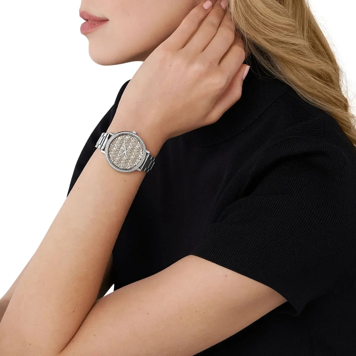 Michael Kors Pyper Grey Dial Silver Women's Watch - MK4672
