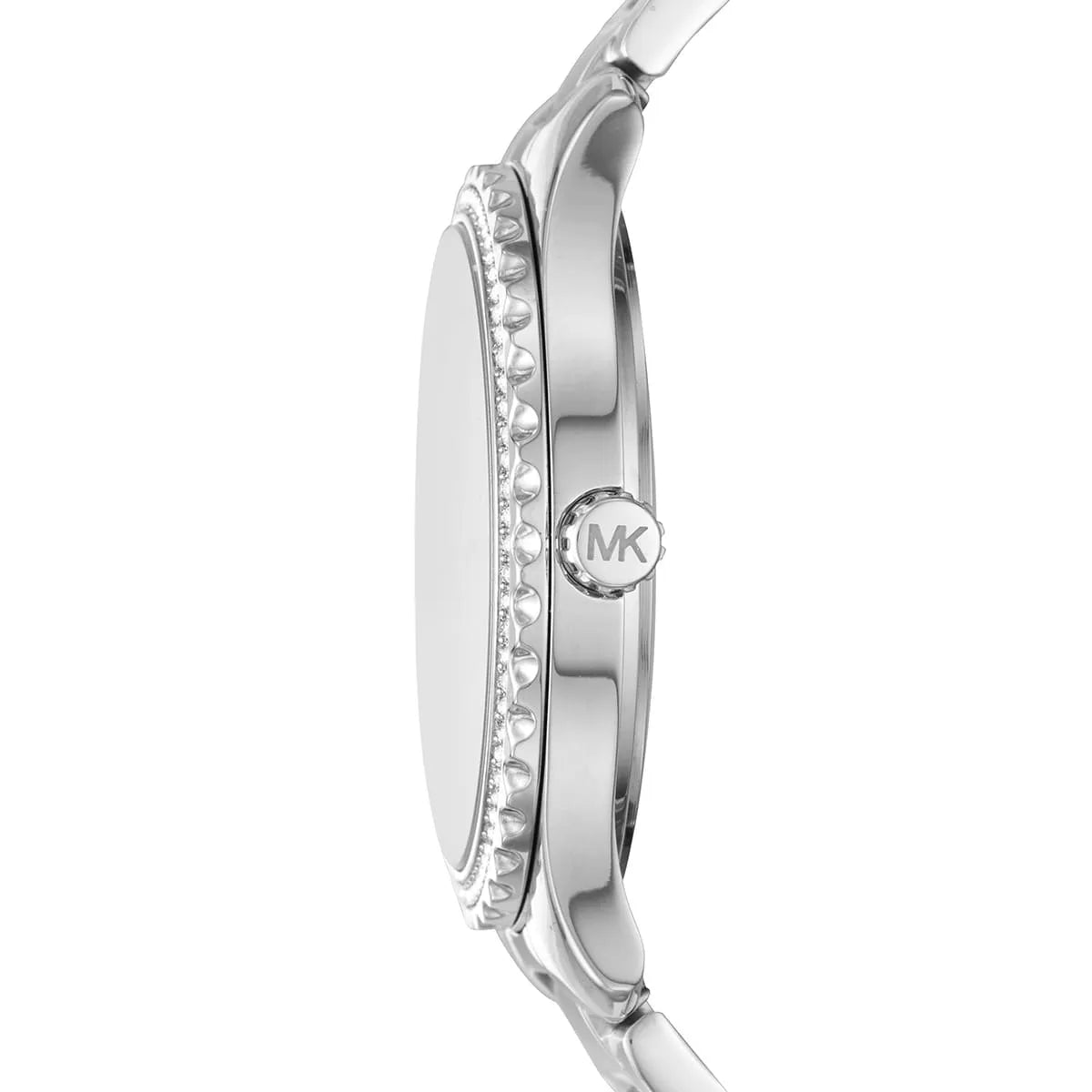 Michael Kors Layton Crystal Blue Dial SIlver Women's Watch - MK6847