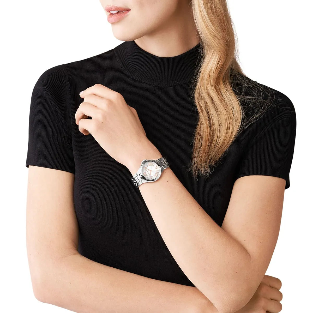 Michael Kors Mini Camille Silver-Tone Women's Watch - MK7259