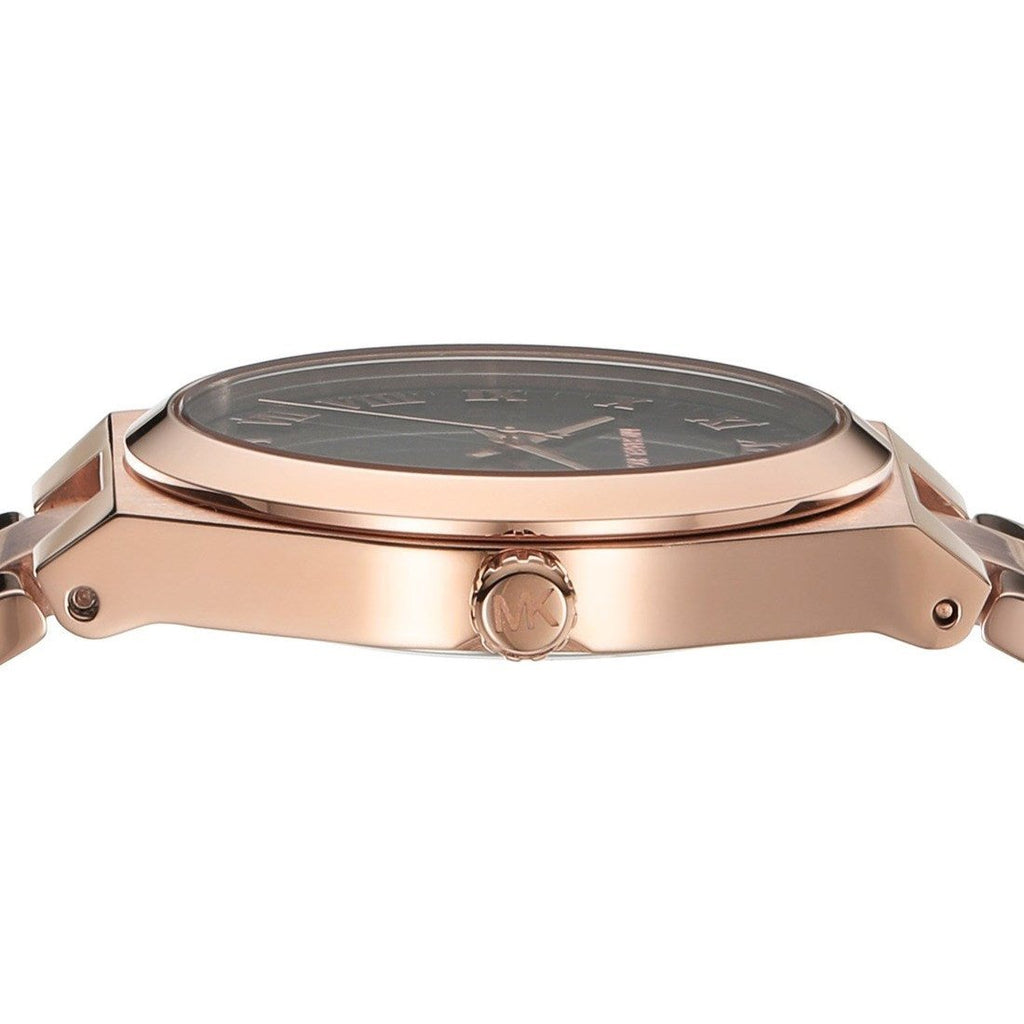 Michael Kors Lennox Three-Hand Rose Gold-Tone Women's Watch - MK7392