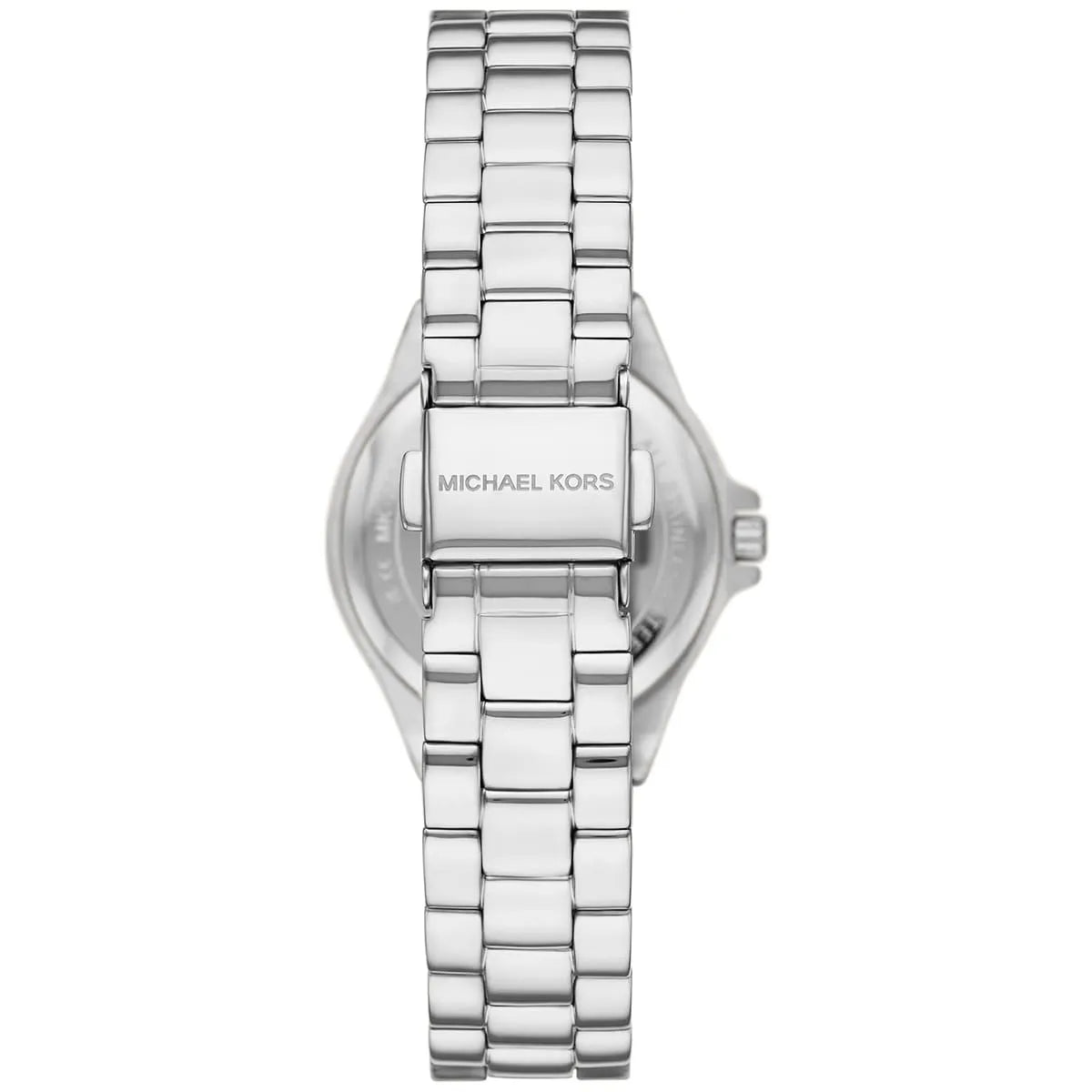 Michael Kors Mini Lennox Pavé Blue Dial Silver Women's Watch - MK7397