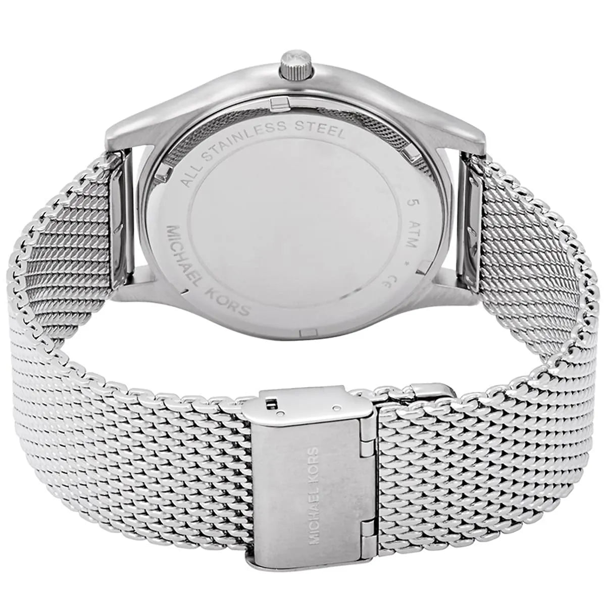 Michael Kors Slim Runway Silver-Tone Mesh Men's Watch - MK8606