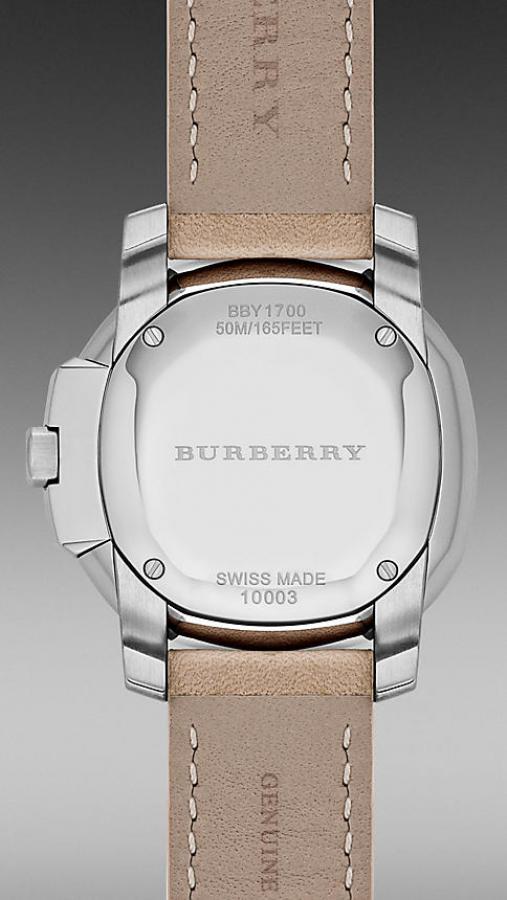 Burberry The Britain Brown Dial Brown Leather Strap Watch for Women - BBY1700 BBY1700 - Image 2