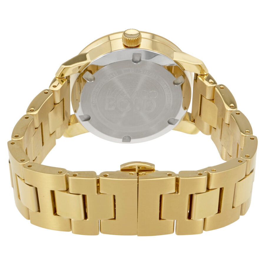 Movado Bold Black Dial Gold-tone Watch - 3600397