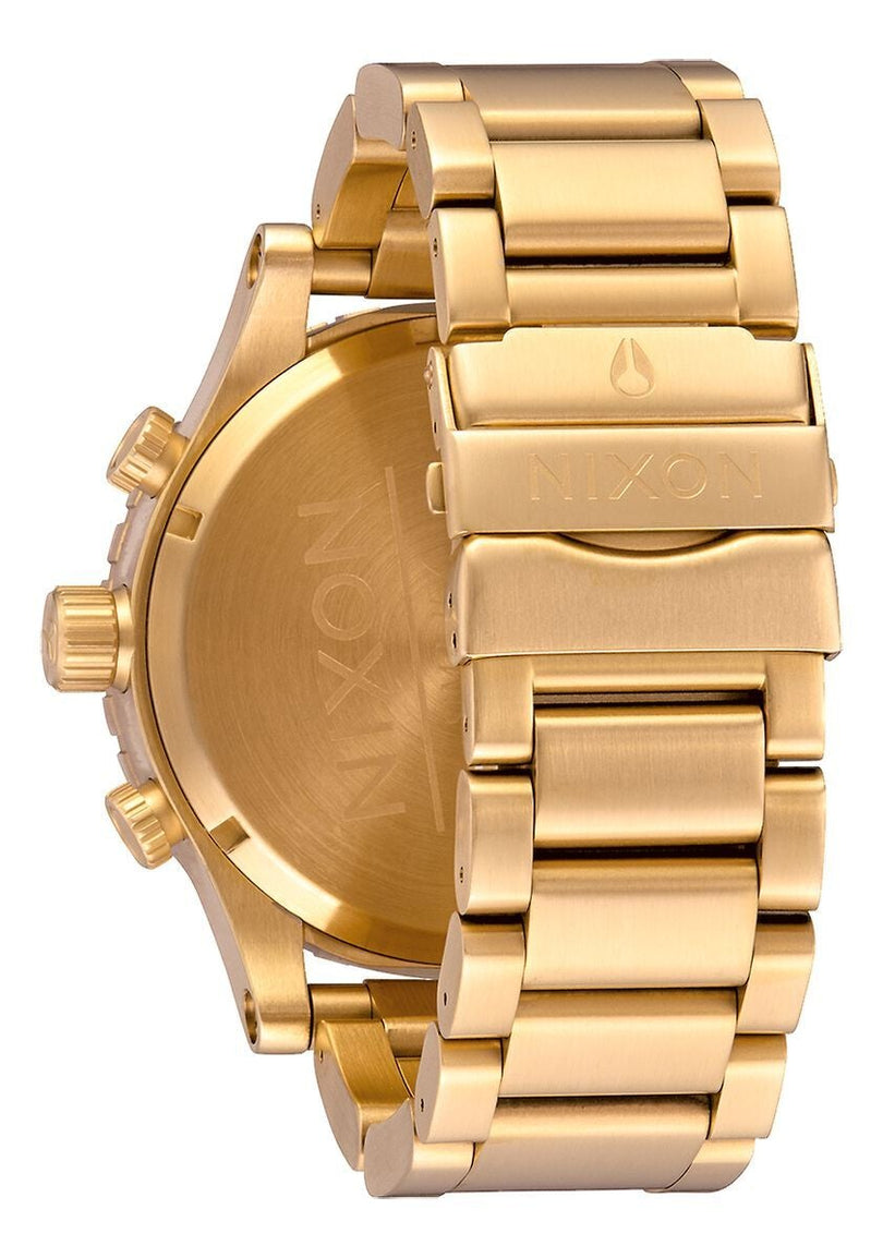 NIXON 51-30 Chrono Gold-Tone Chronograph Men's Watch A083-502 (Defect) A083-502 - Image 3