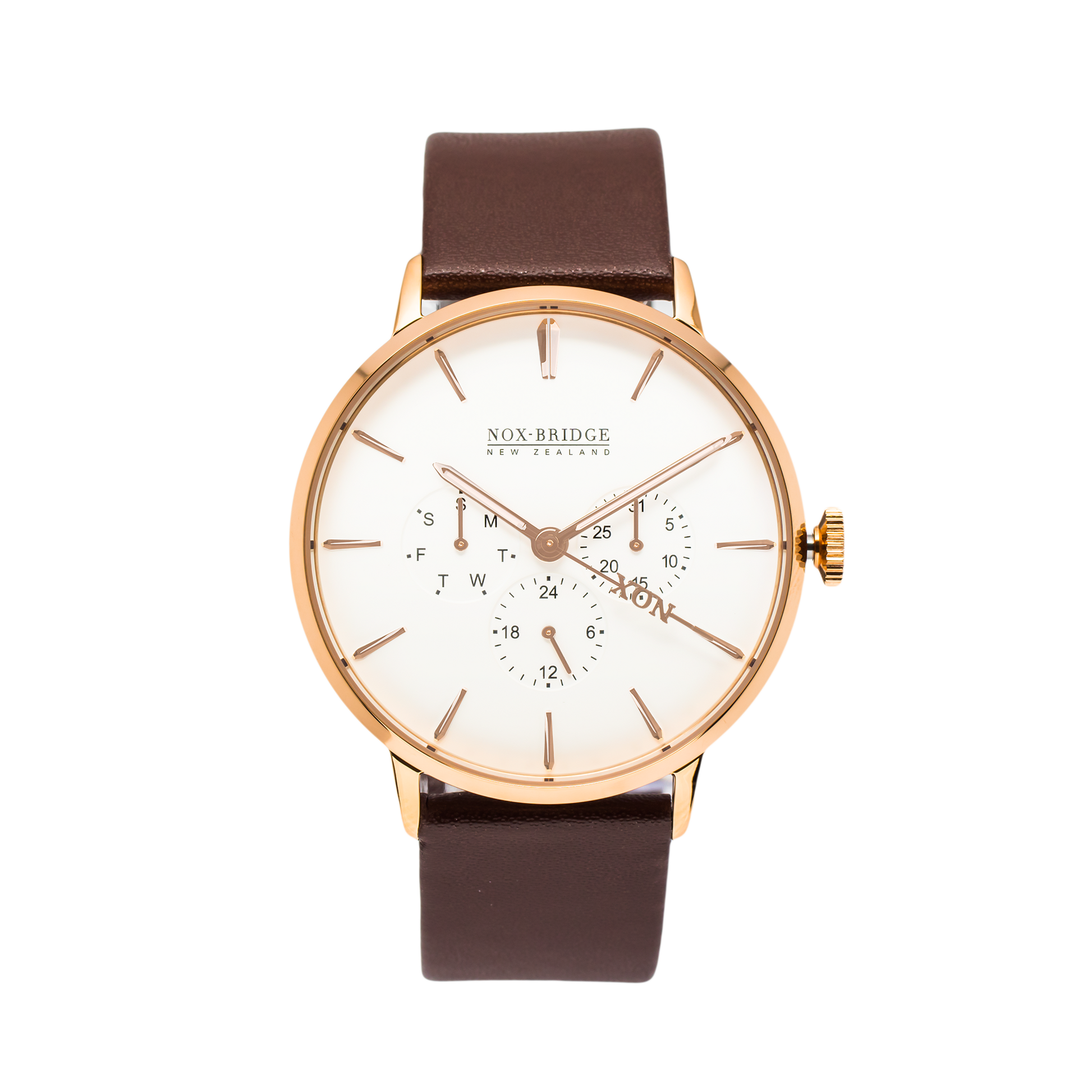 NOX-BRIDGE Classic Izar Rose Gold 41MM  IRG41 - The Watches Men & CO