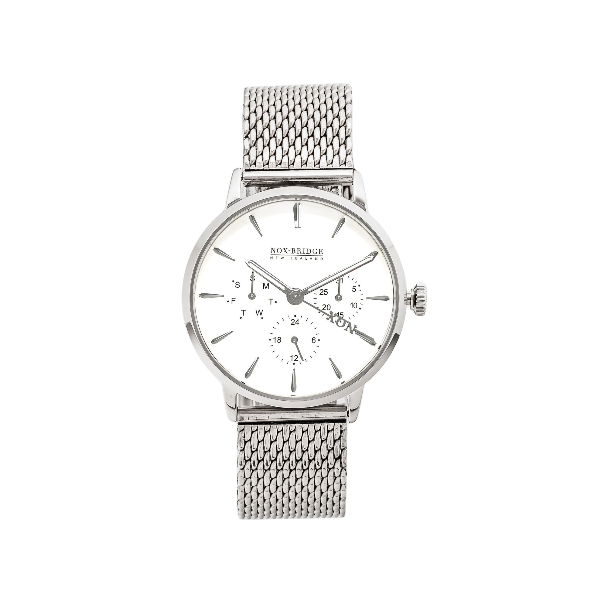 NOX-BRIDGE Supreme Pegasus Silver 36MM  PEG36 - The Watches Men & CO