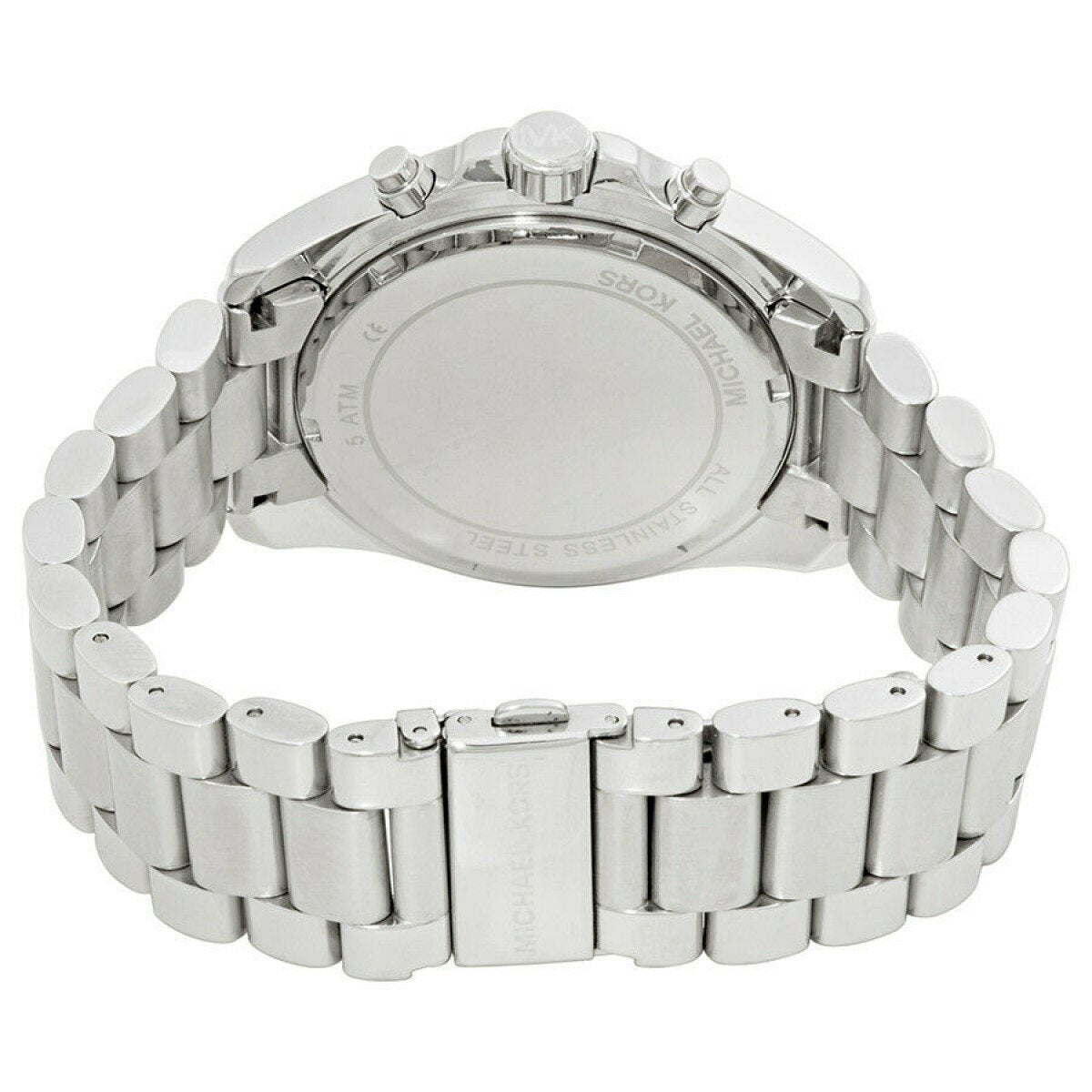 Michael Kors Bradshaw Chronograph Grey Dial Silver Men's Watch - MK6557