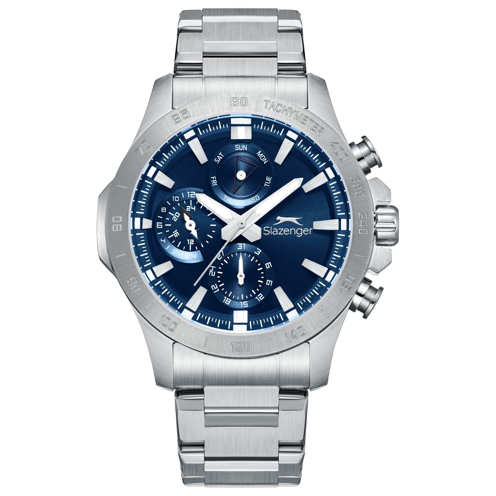 SLAZENGER Silver Stainless Steel Men's Watch - SL.09.2482.2.03 SL.09.2482.2.03 - Image 1
