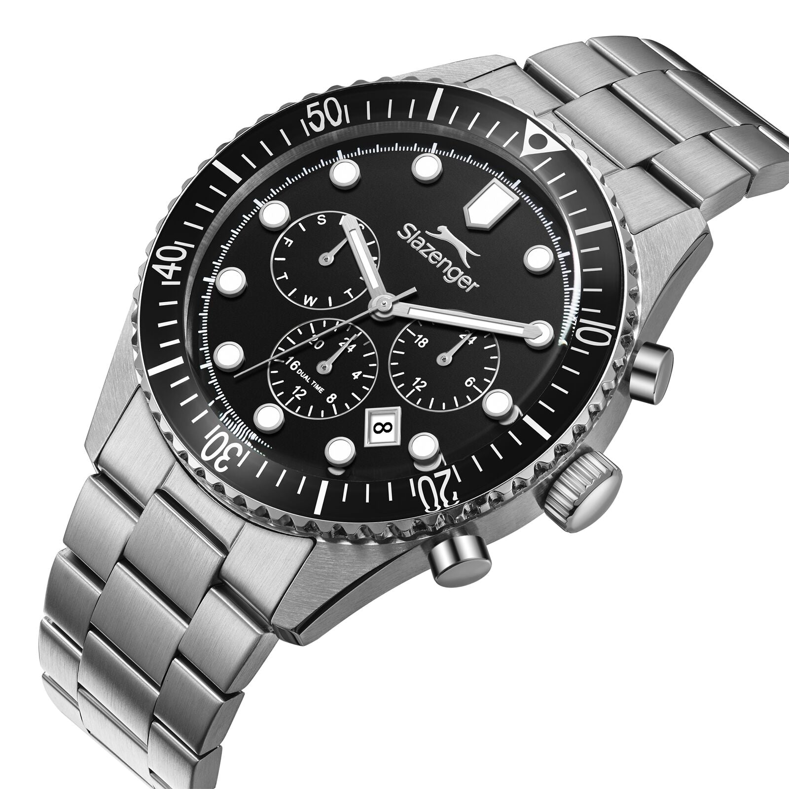 SLAZENGER Metallic Stainless Steel Men's Watch - SL.09.2490.2.01