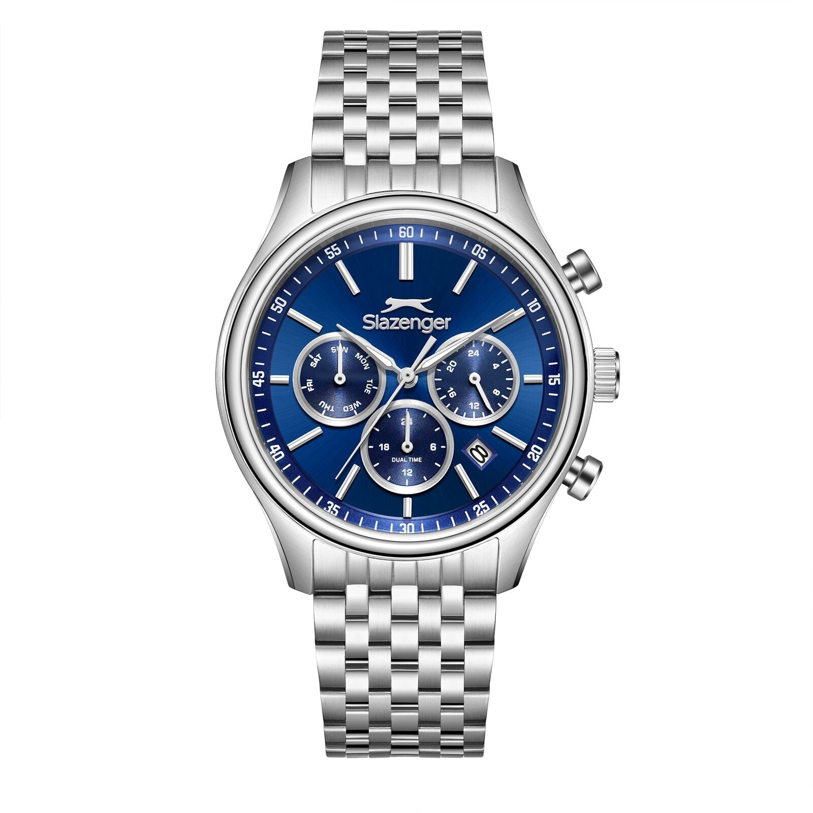 SLAZENGER Silver Stainless Steel Men's Watch - SL.09.2487.2.04 SL.09.2487.2.04 - Image 1