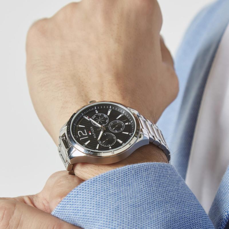 Tommy Hilfiger Gavin Chronograph Black Dial Men's Watch 1791469 - Kiwi Watches #4
