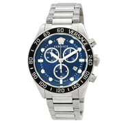 Versace Greca Dome Chronograph Quartz Blue Dial Men's Watch VE6K00323 - Kiwi Watches
