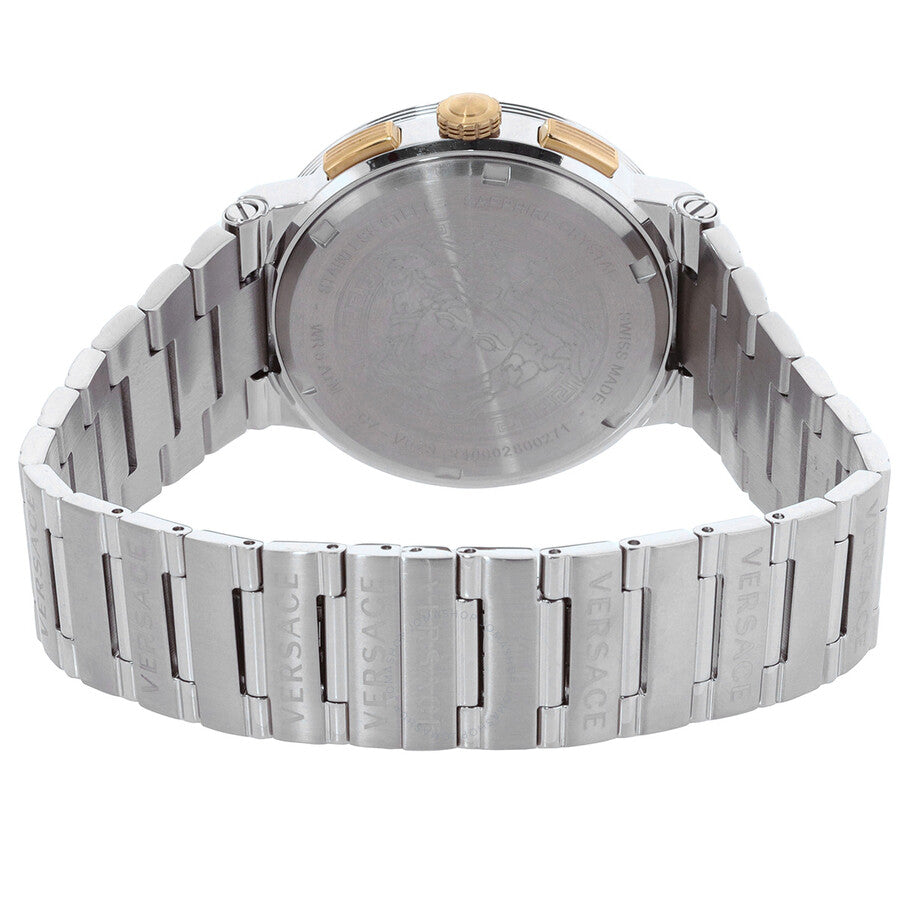 Versace Greca Logo Chronograph Quartz Blue Dial Men's Watch VEZ900221 - Kiwi Watches #3