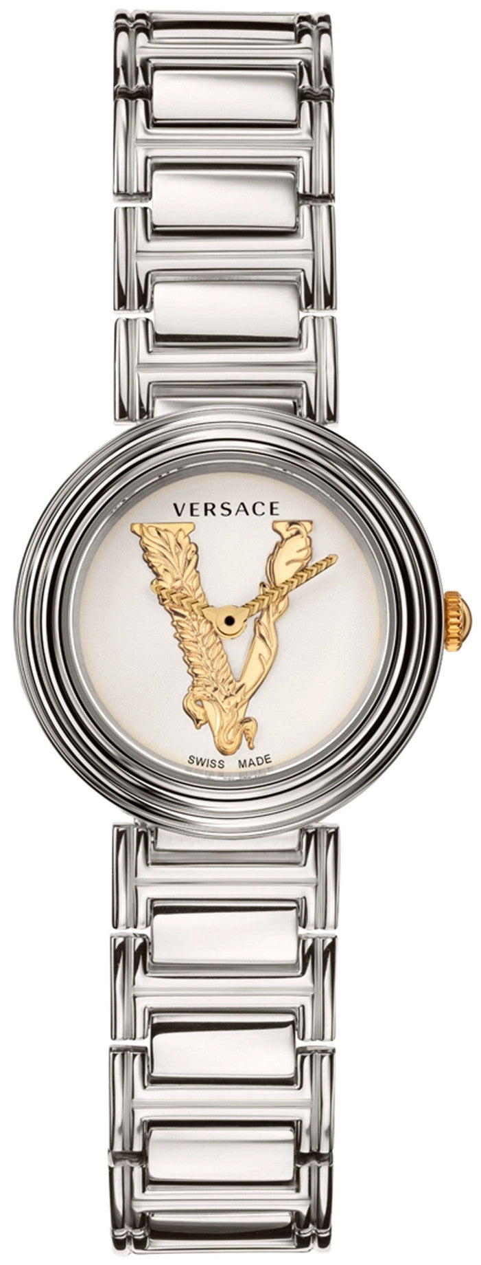 Versace Virtus Mini Silver Women's Watch VET300621