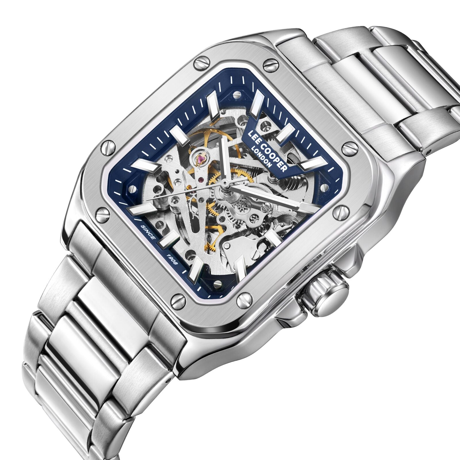 Lee Cooper Silver Watch LC08198.390