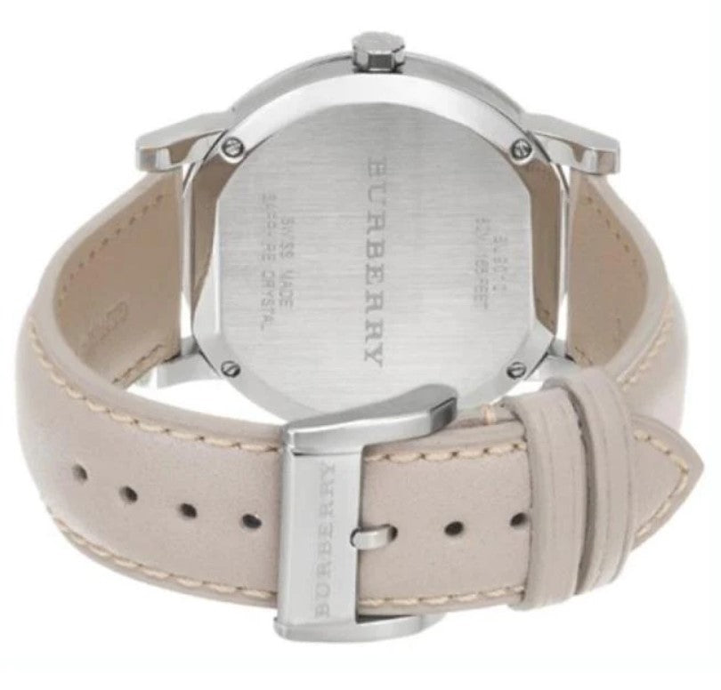 Burberry Men's Large Check Tan Leather Strap Men's Watch BU9010 - Kiwi Watches #3
