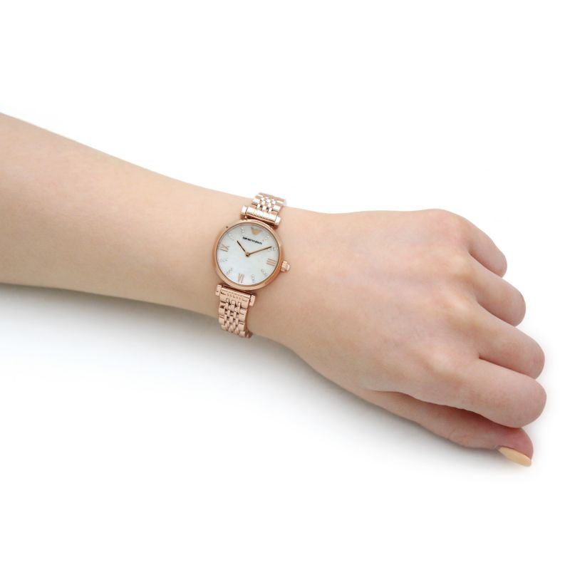 Emporio Armani Gianni T-Bar Crystal Pave Ladies Watch AR11316