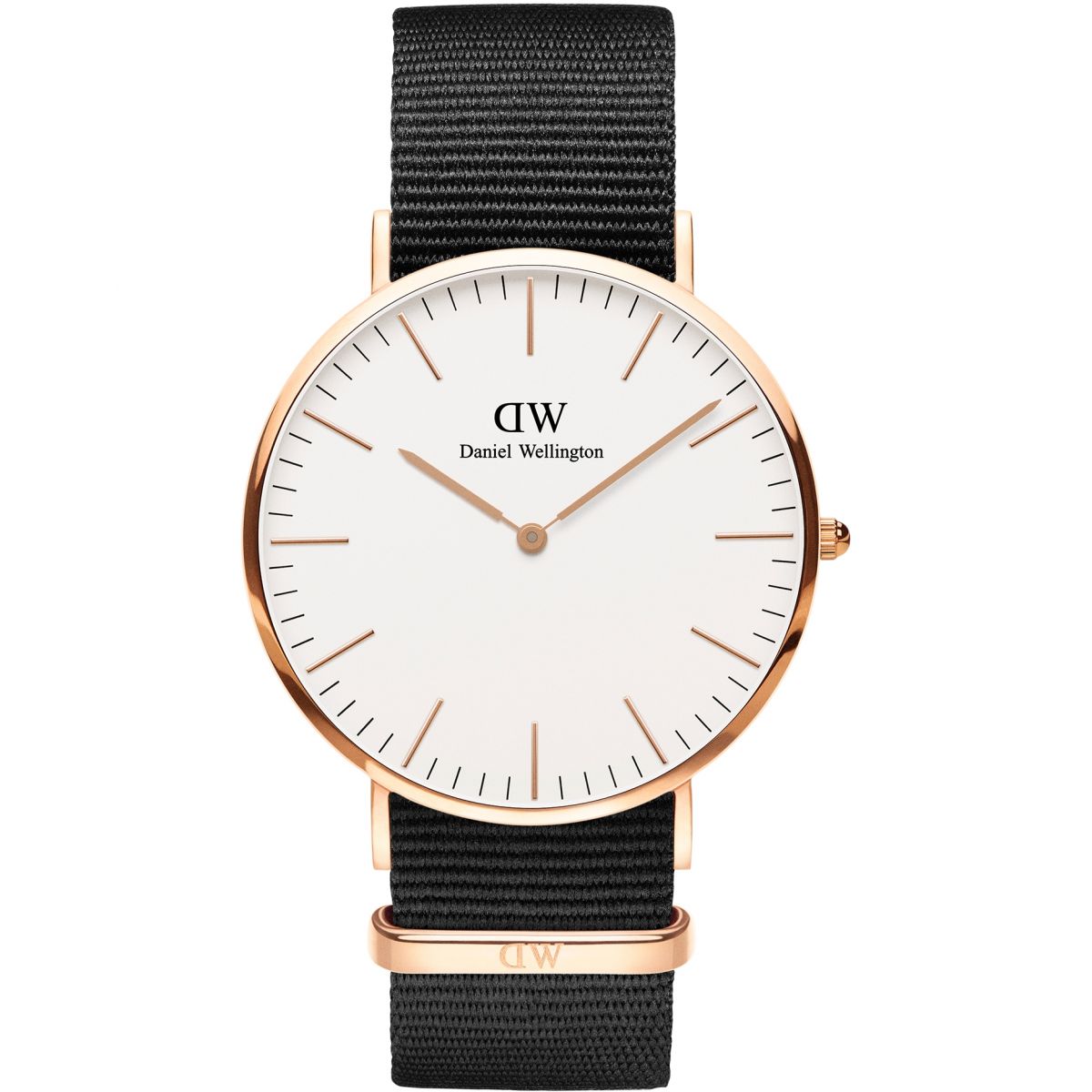 Daniel Wellington White Classic Cornwall 40mm Women's Gold Watch DW00100257 - Kiwi Watches