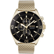 Hugo Boss Black & Gold Ocean Edition Men's Watch 1513703 Water resistance: 100 meters / 330 feet Movement: Quartz