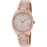 Michael Kors Bryn Rose Dial Rose Gold-tone Ladies Watch MK6135