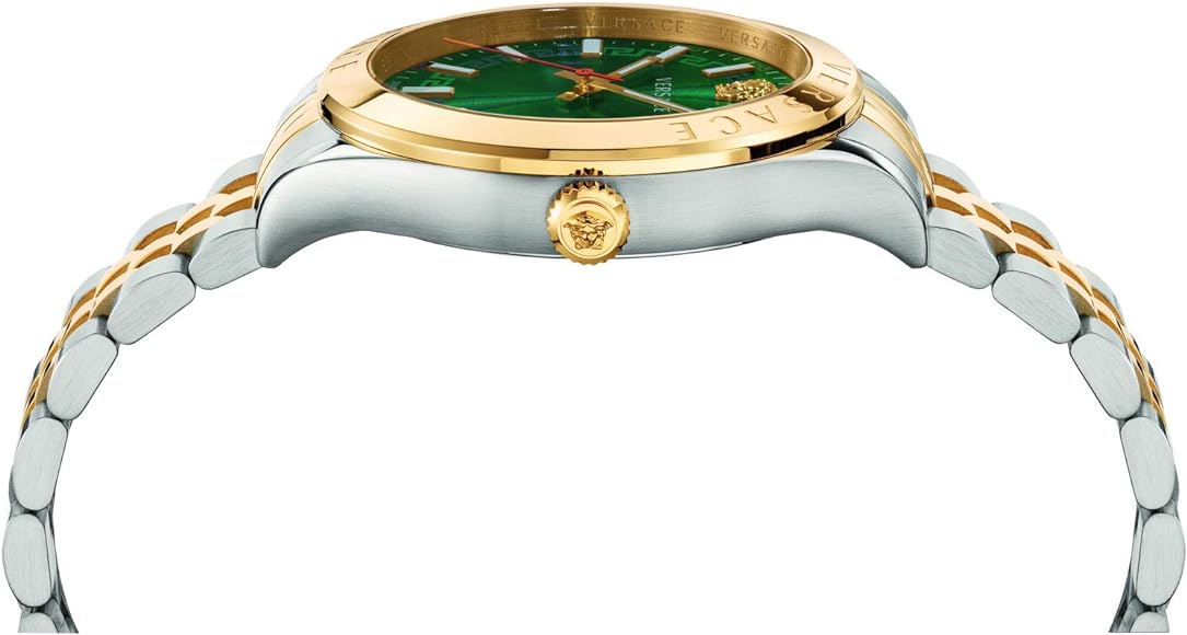 Versace Hellenyium Two-Tone Green Dial Men's Watch VEVK00620 - Kiwi Watches #2