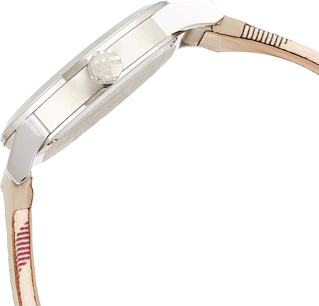 Burberry Women's Swiss The City Haymarket Check and White Leather Strap Women's Watch BU9132 - Kiwi Watches #2