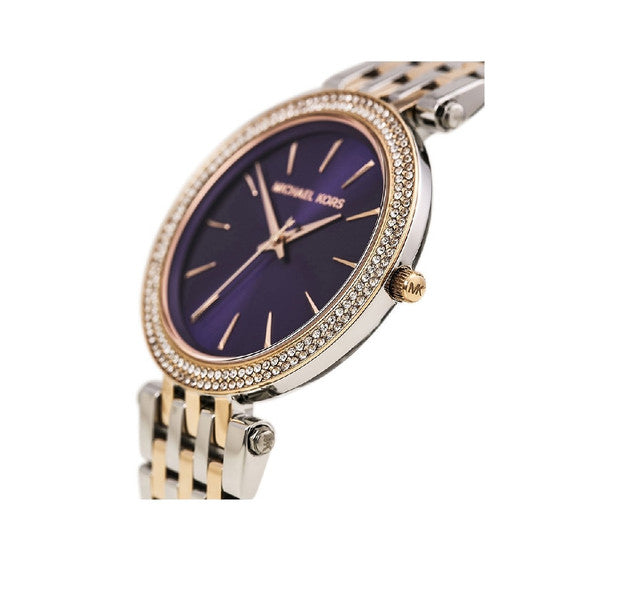 Michael Kors Two Tone Darci Purple Dial Women's Watch MK3353 - Kiwi Watches #2