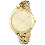 Michael Kors Slim Runway Champagne Dial Gold Ladies Watch MK3222