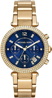Michael Kors Parker Navy Blue Dial Women's Watch  MK6262 - Kiwi Watches